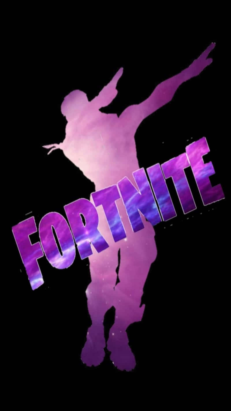 Fortnite Galaxy, glowing purple silhouette, Fortnite character, HD Phone Wallpaper