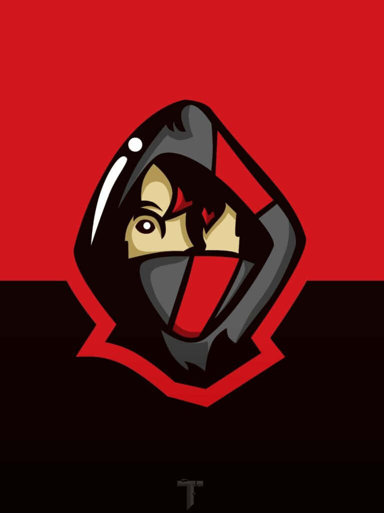 Fortnite Ikonik Skin, ninja face, black hood, SD Phone Wallpaper