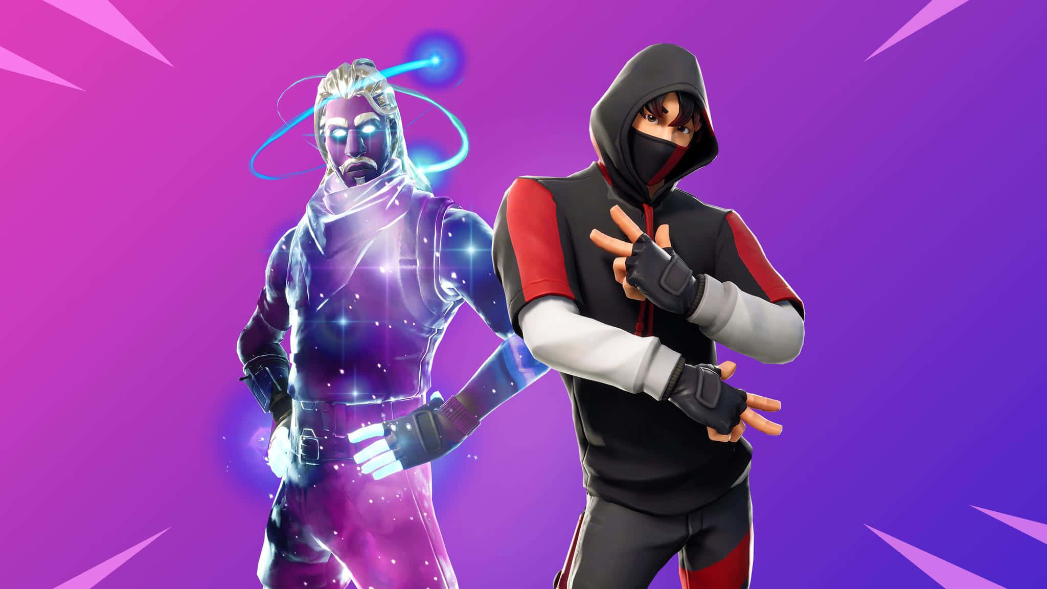 Fortnite Ikonik Skin, Fortnite, cosmic effects, Full HD Desktop Wallpaper
