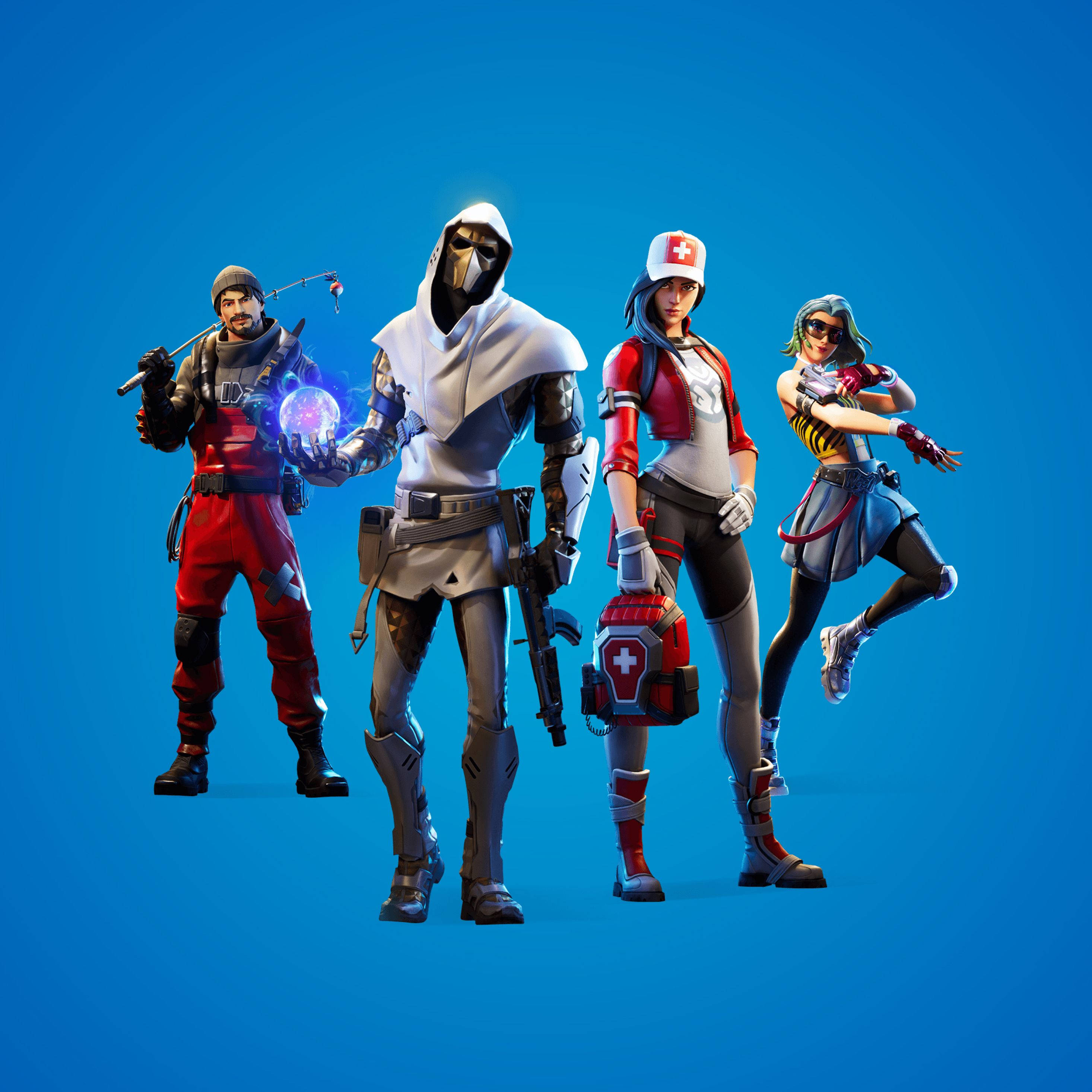 Fortnite, iPad, Battle Royale Skins, 2K Desktop Wallpaper