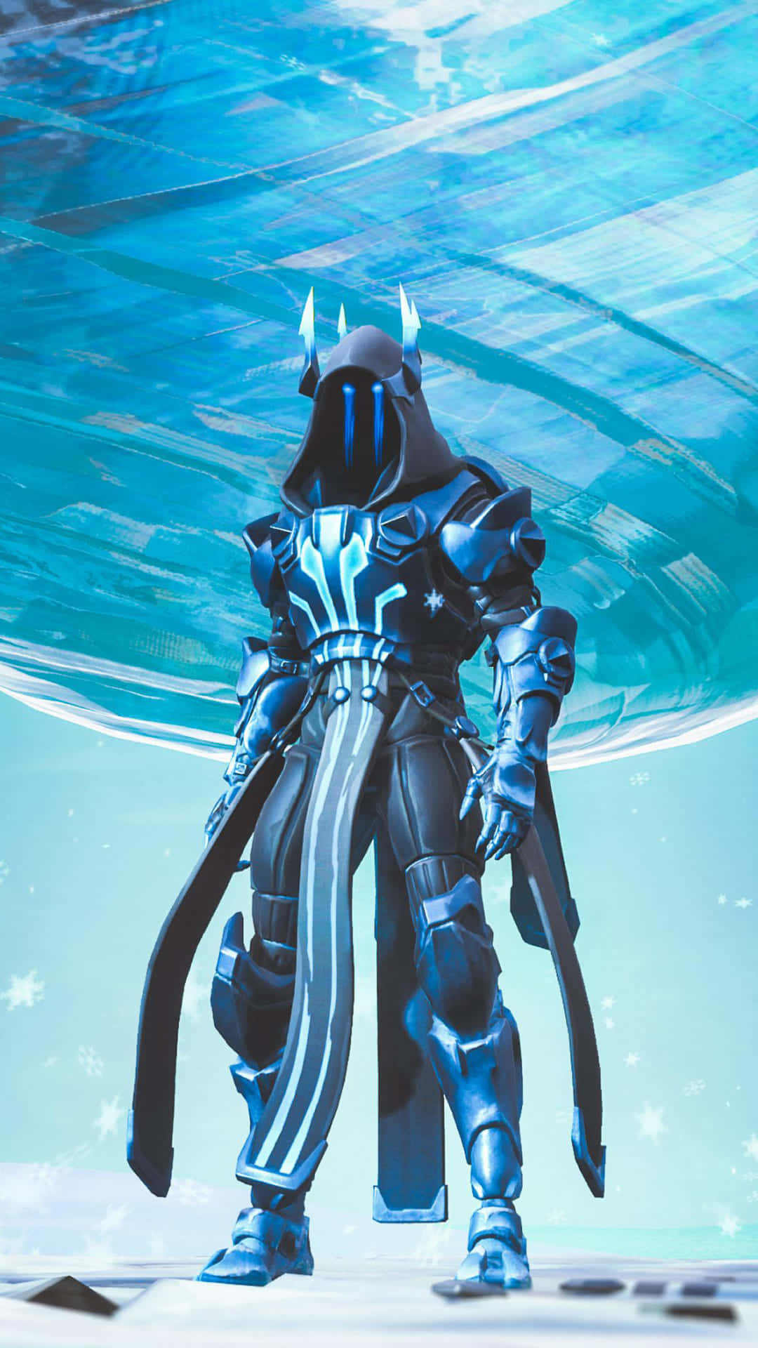 Fortnite, iPhone, futuristic armored warrior, Full HD Phone Wallpaper