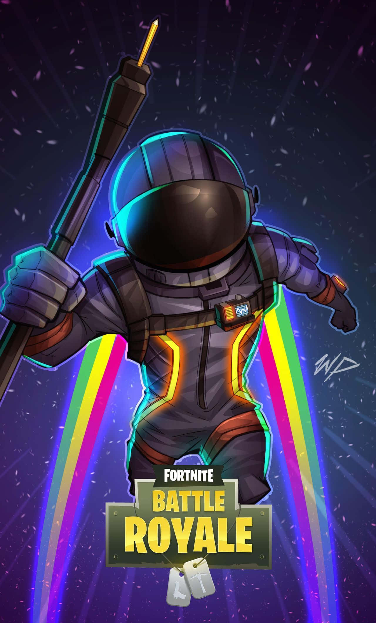 Fortnite, iPhone, astronaut character, Full HD Phone Wallpaper