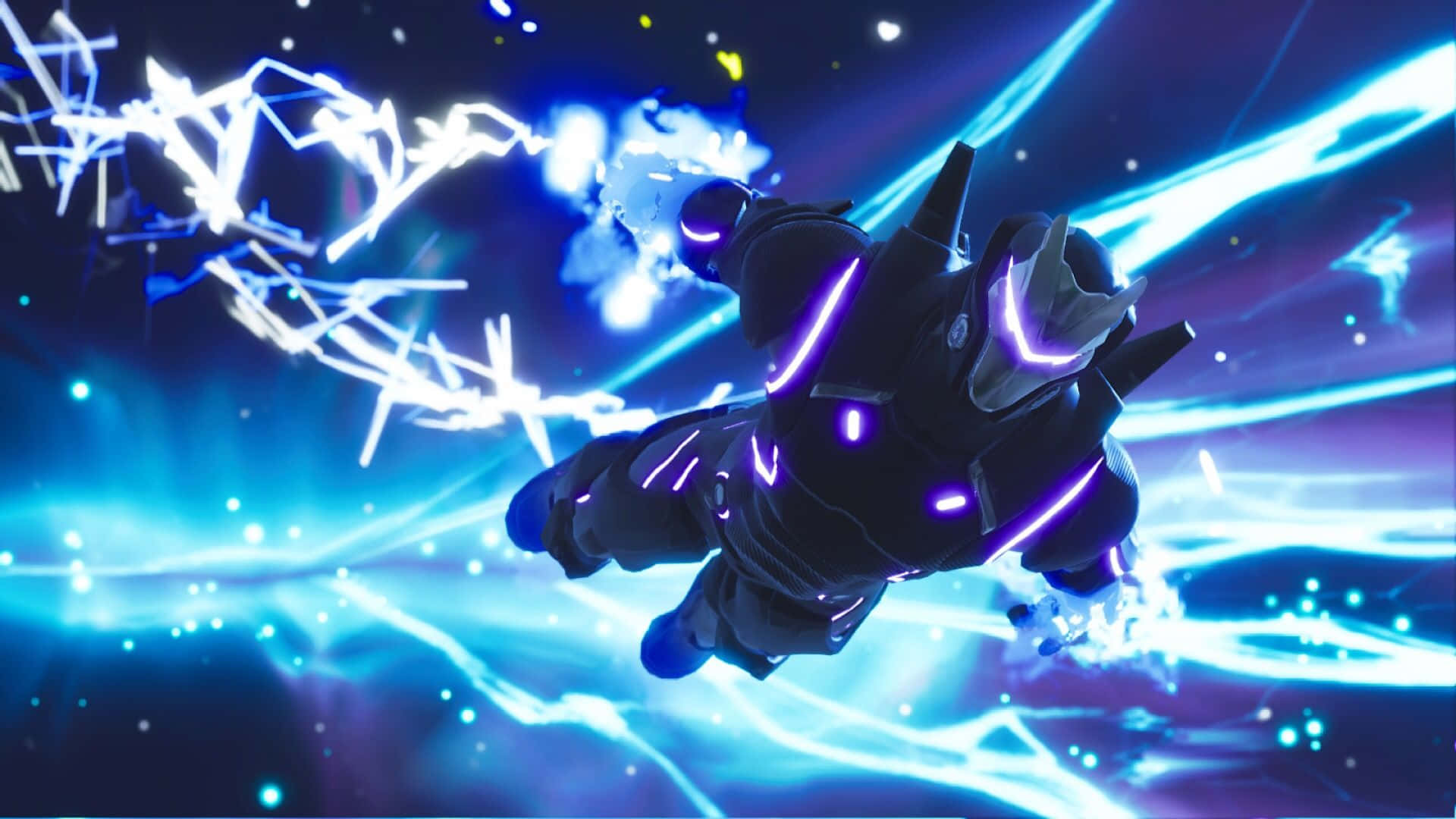 Fortnite, gaming laptop, cosmic storm, Full HD Desktop Wallpaper