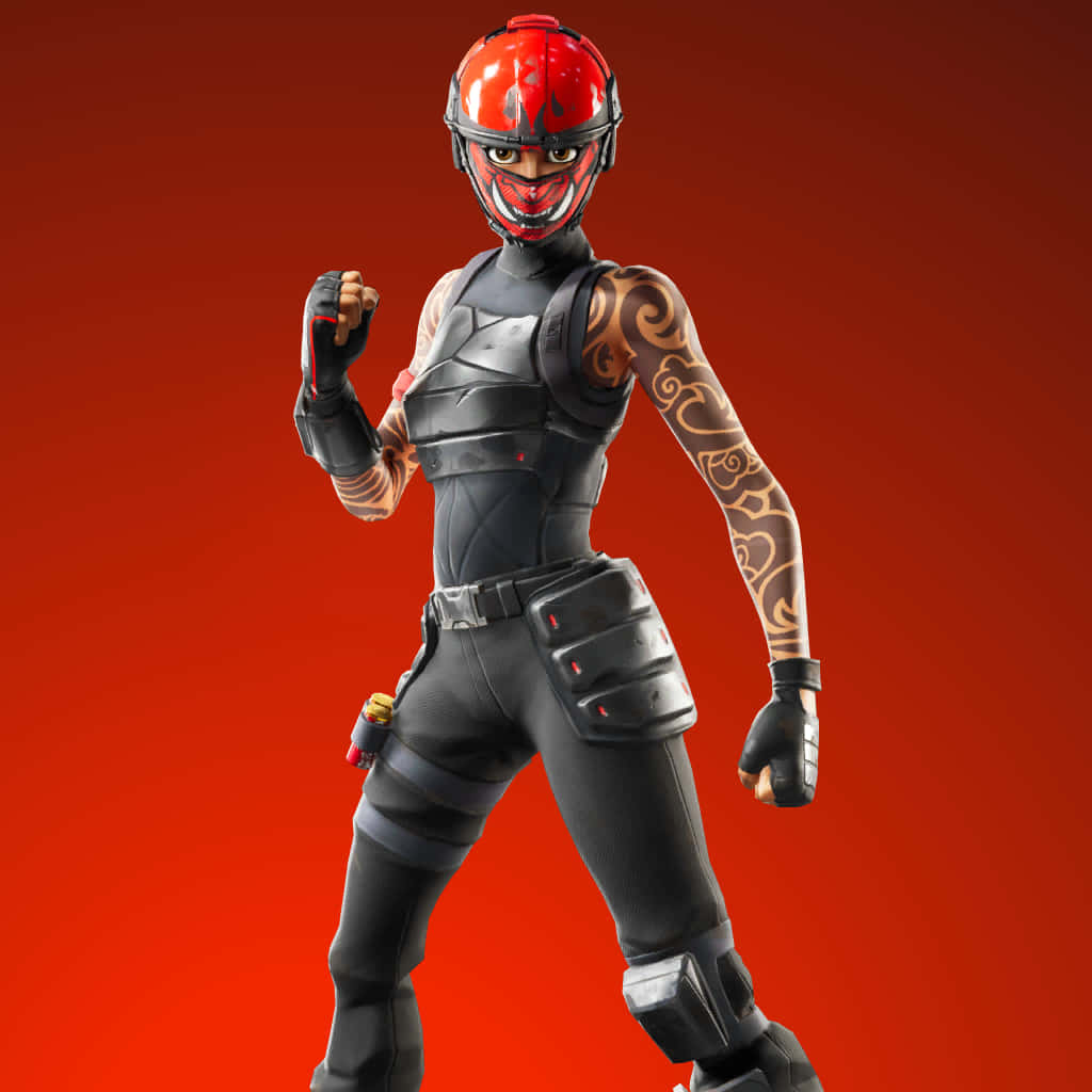 Fortnite, Manic Skin, black tactical gear, SD Desktop Wallpaper