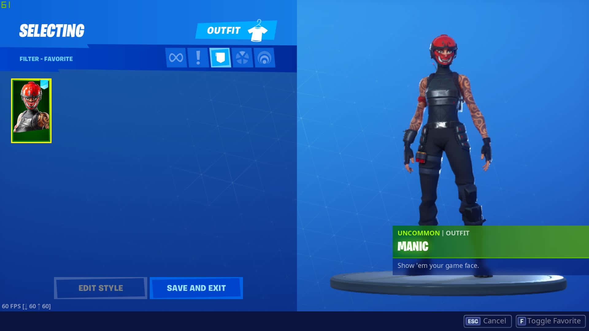 Fortnite, Manic Skin, red helmet, Full HD Desktop Wallpaper