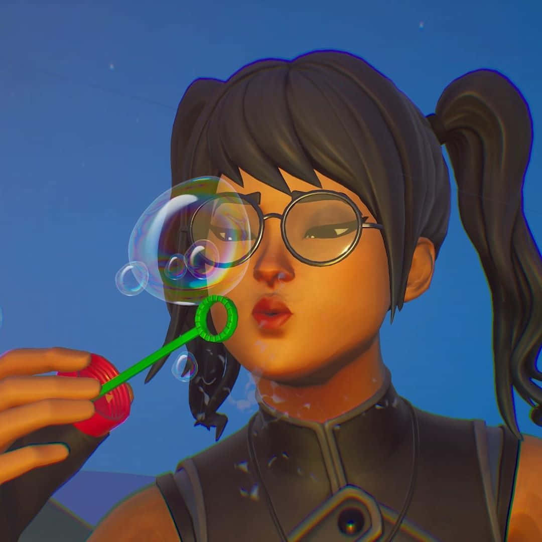Fortnite, crystal skin, girl, SD Desktop Wallpaper