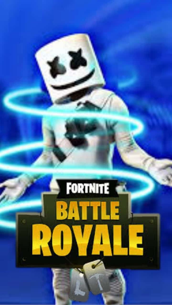 Fortnite, Marshmello, marshmallow helmet, HD Phone Wallpaper