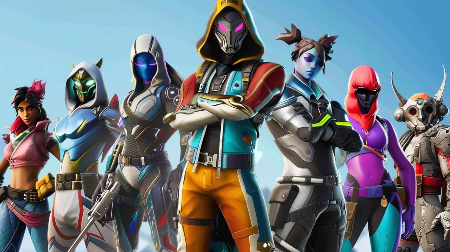 Fortnite, Fortnite characters, futuristic armor, HD Desktop Wallpaper