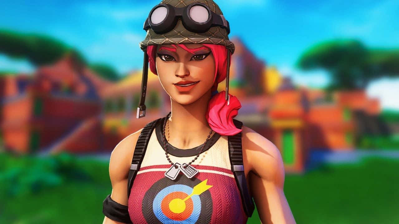 Fortnite, Xbox, pink hair, HD Desktop Wallpaper