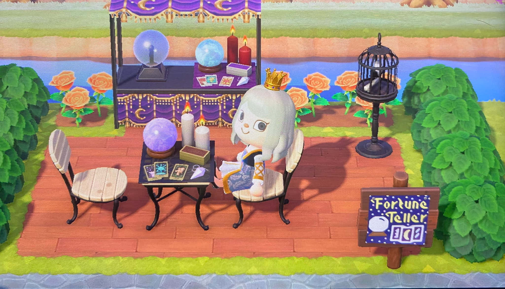 Fortune Teller, crystal ball, tarot cards, Full HD Desktop Wallpaper