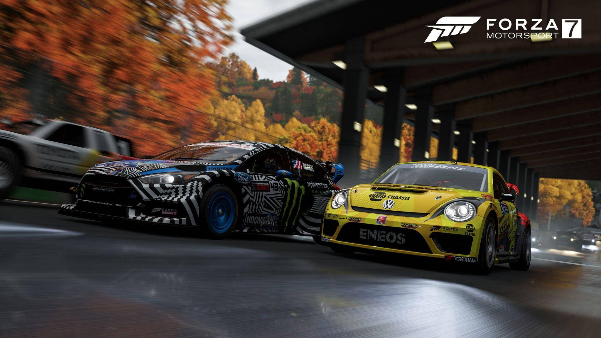 Forza 7, sports racing, race cars, Full HD Desktop Wallpaper
