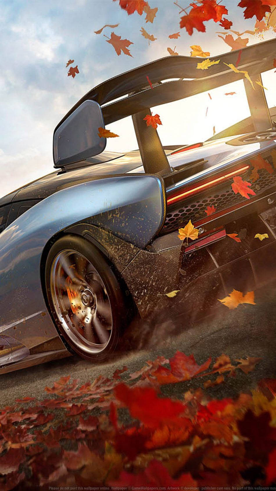 Forza Gaming, silver, sports car, HD Phone Wallpaper