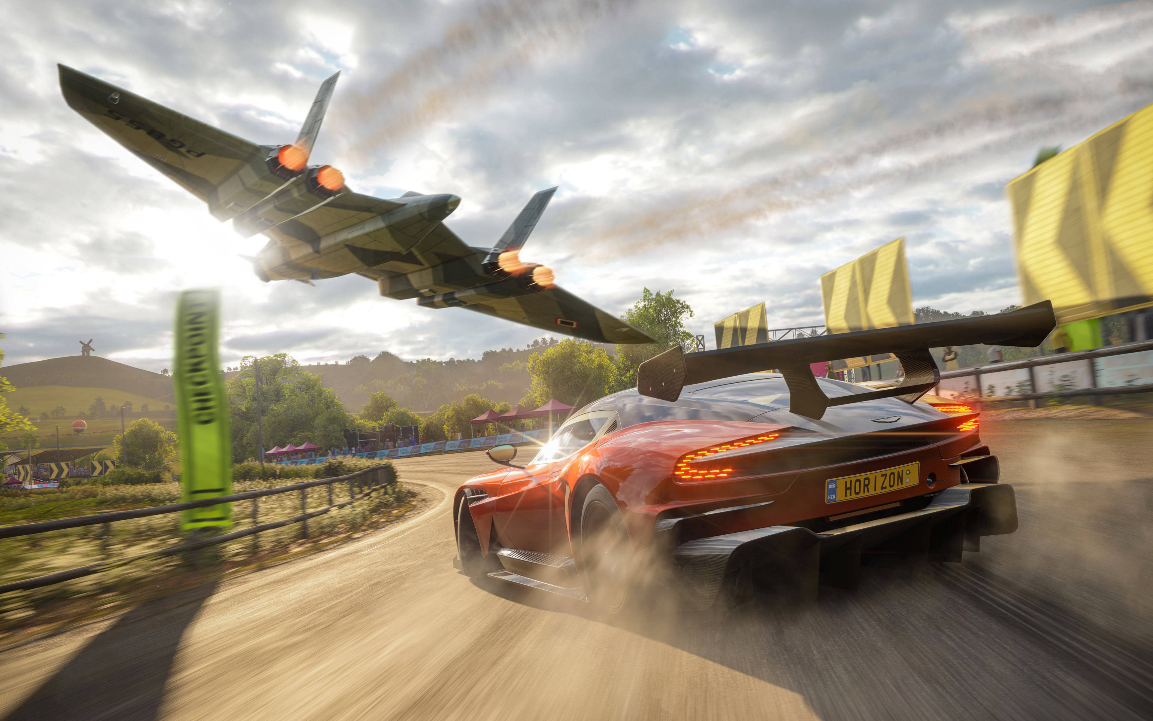 Forza Horizon 4, sports car, red race car, 4K Desktop Wallpaper