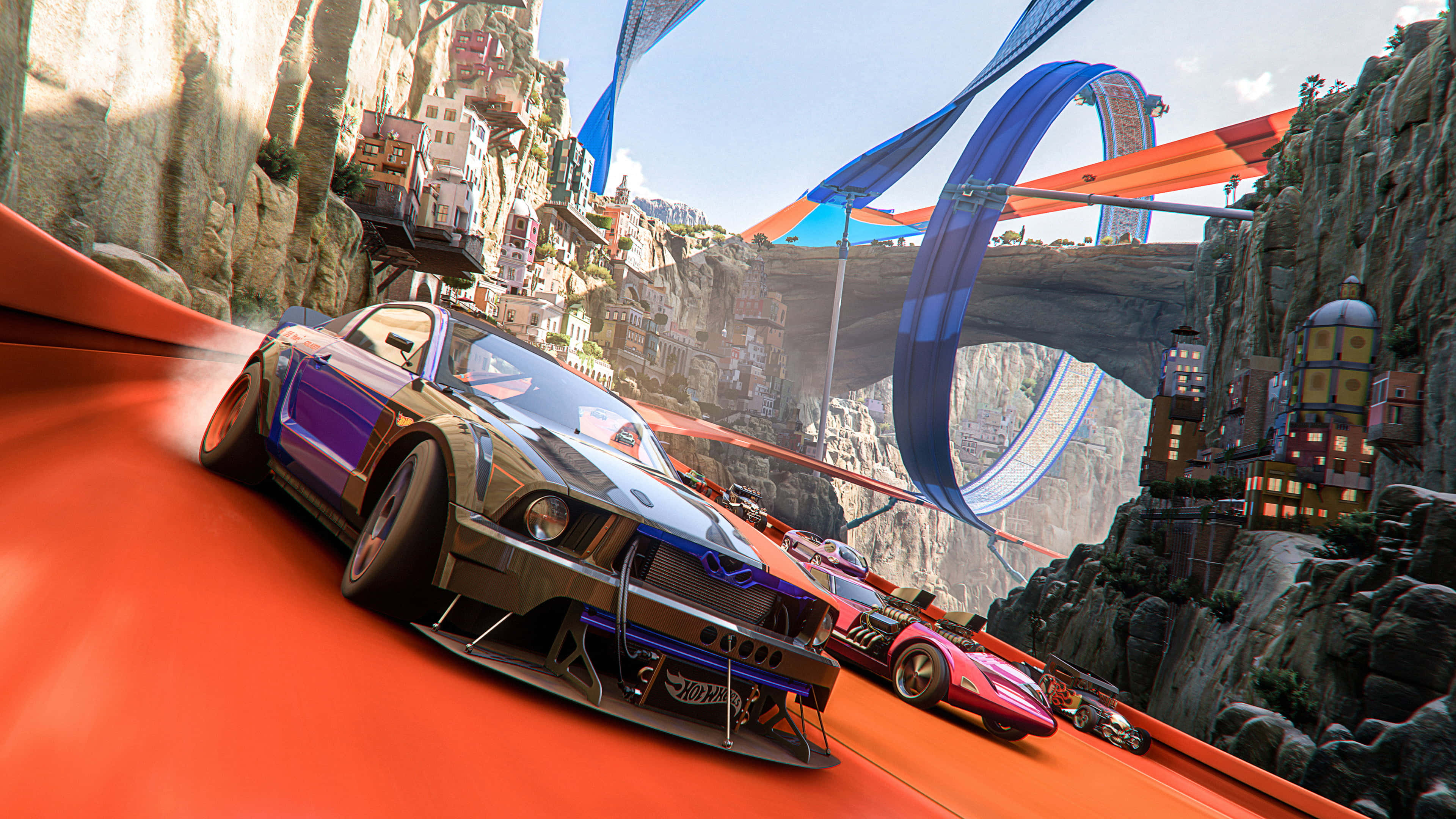 Forza Horizon 5, 4K, purple race car, 4K Desktop Wallpaper