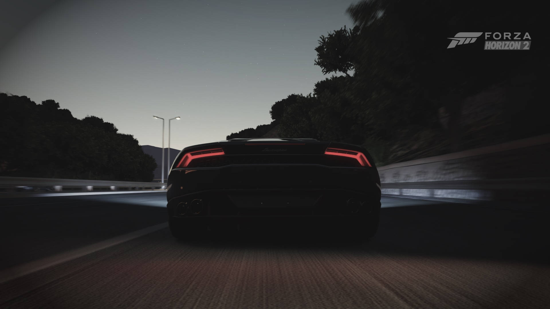 Forza Horizon 2, dark road, mountain road, Full HD Desktop Wallpaper