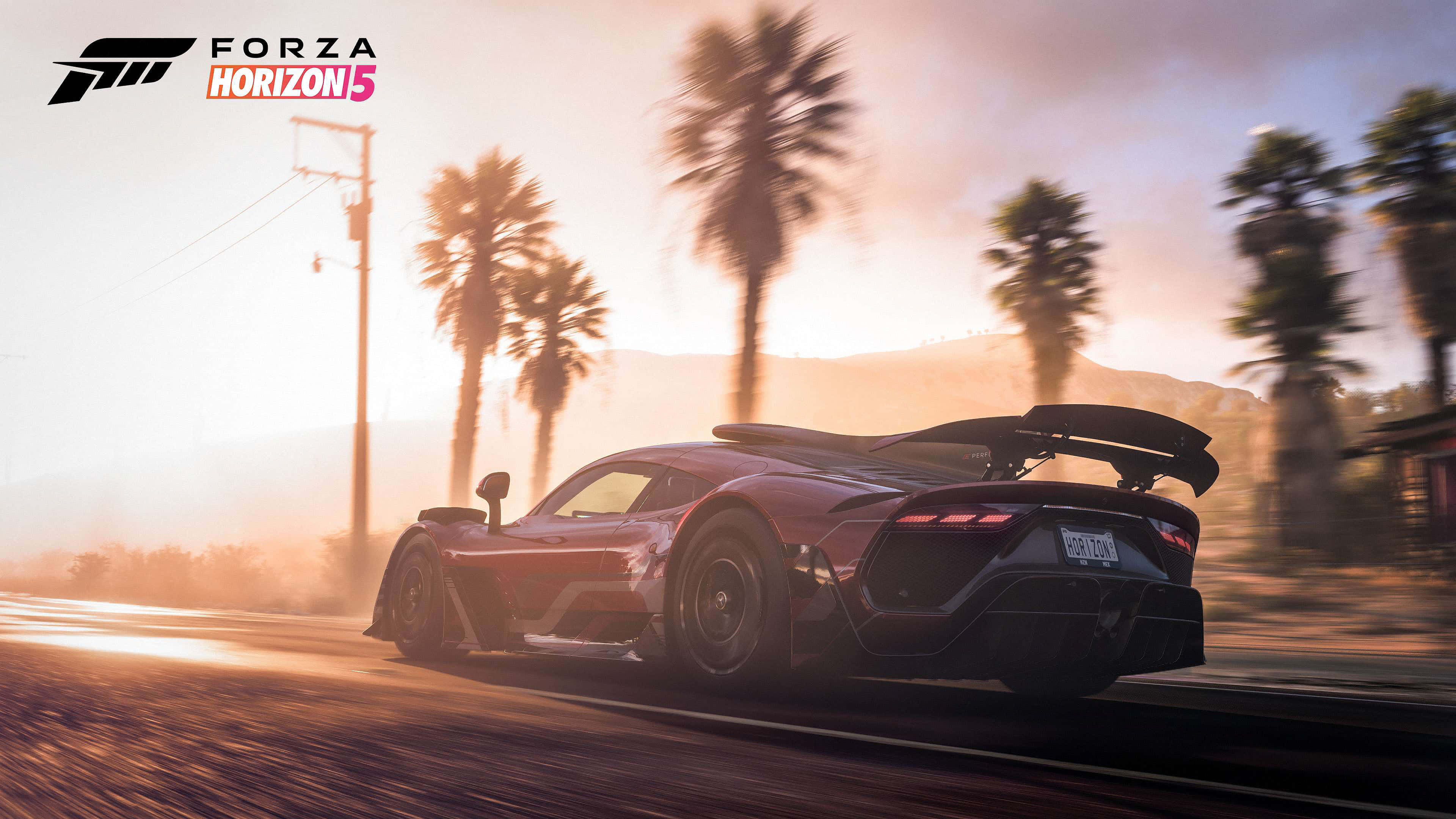 Forza Horizon 5, 4K, red sports car, 4K Desktop Wallpaper