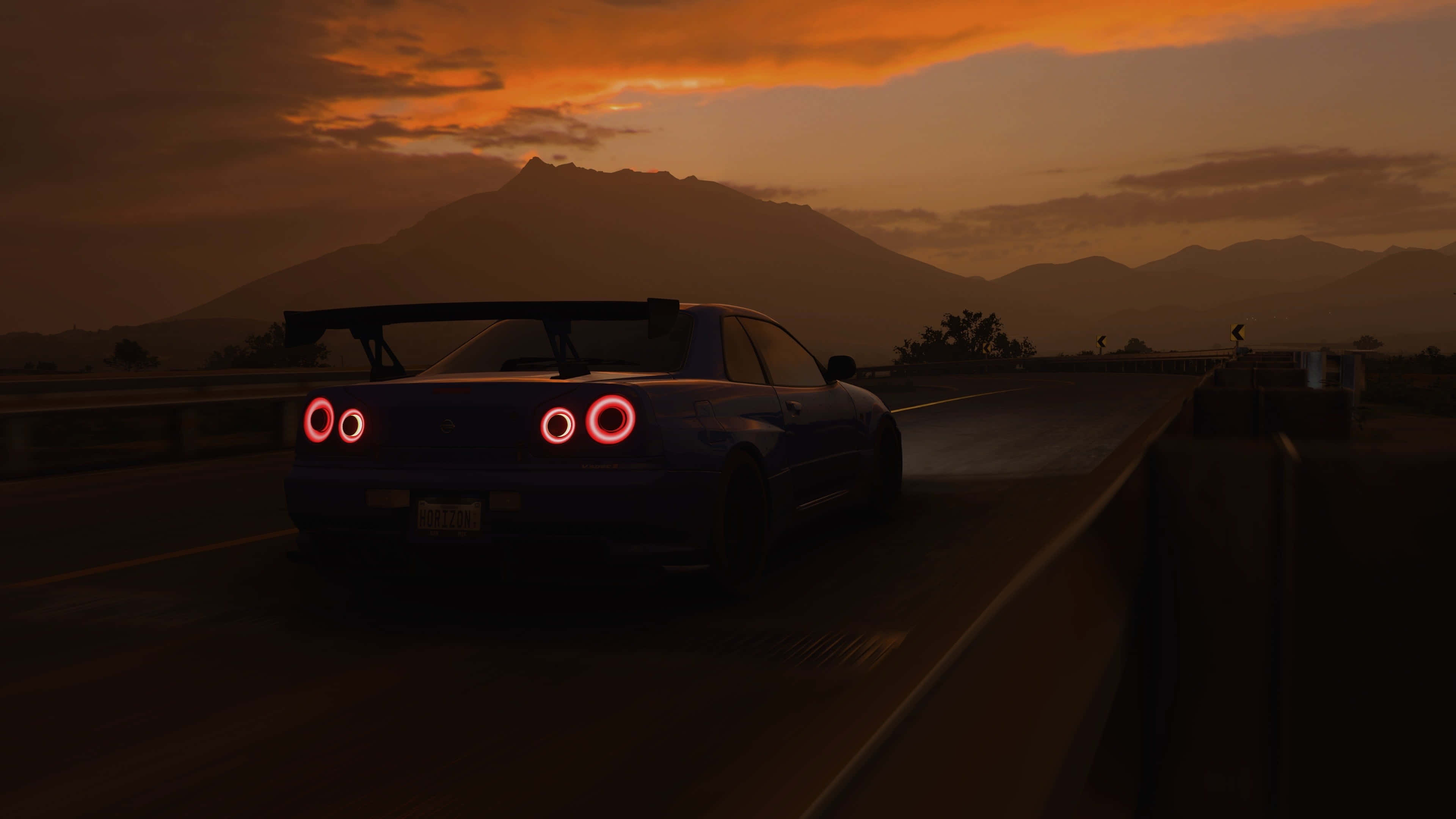 Forza Horizon 5, 4K, blue sports car, 4K Desktop Wallpaper