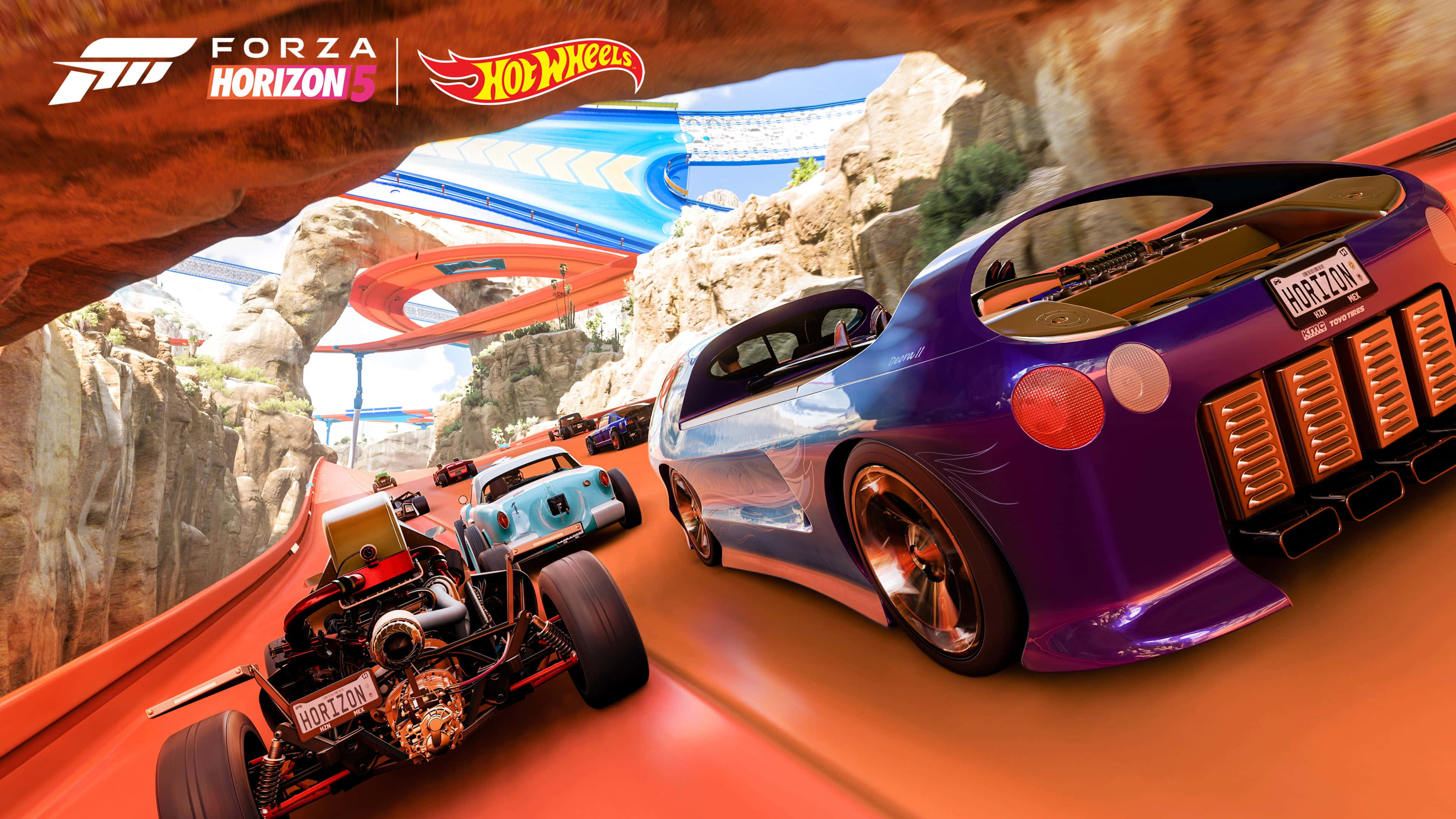 Forza Horizon 5, 4K, orange track, 4K Desktop Wallpaper