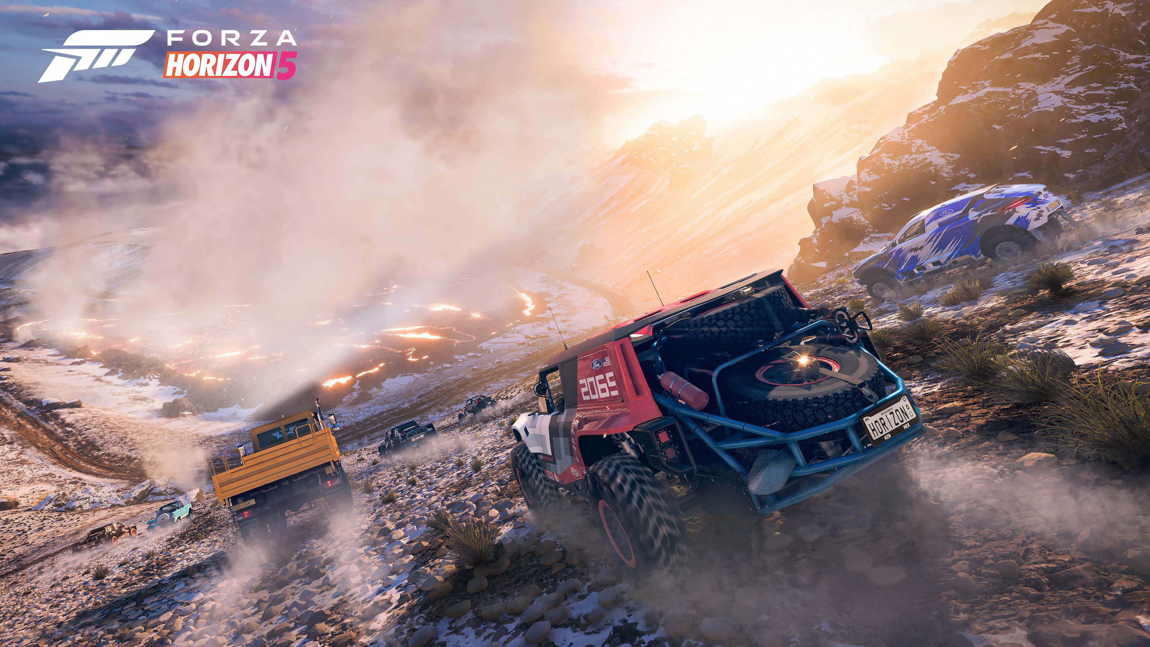 Forza Horizon 5, 4K, rally cars, 4K Desktop Wallpaper