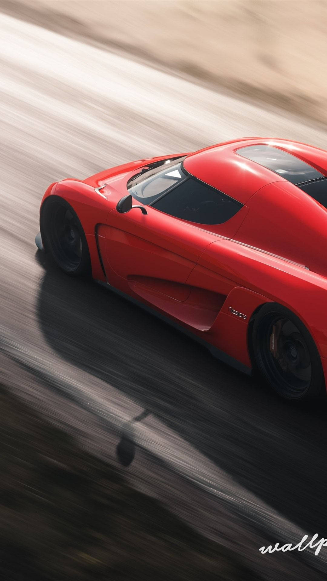 Red Forza iPhone, vibrant red, sports car, Full HD Phone Wallpaper