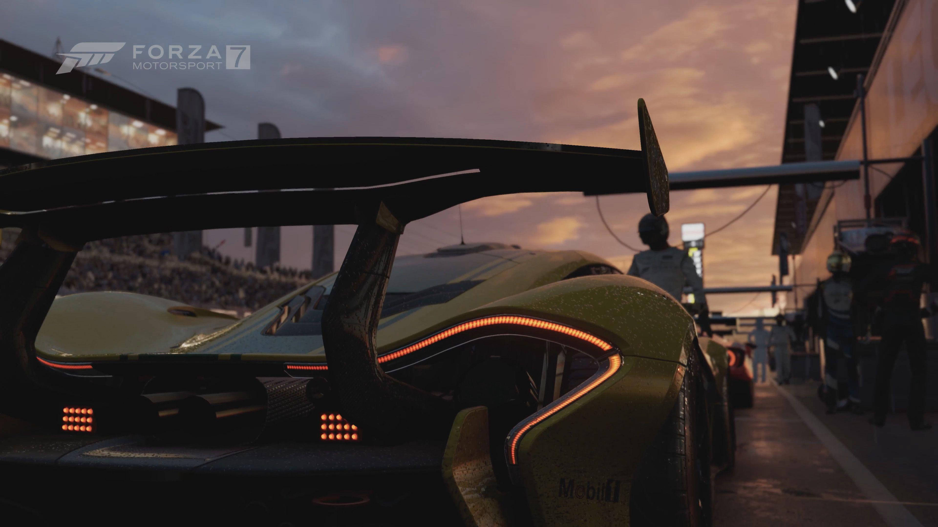 Forza Motorsport 7, yellow green race car, gold racing car, 4K Desktop Wallpaper