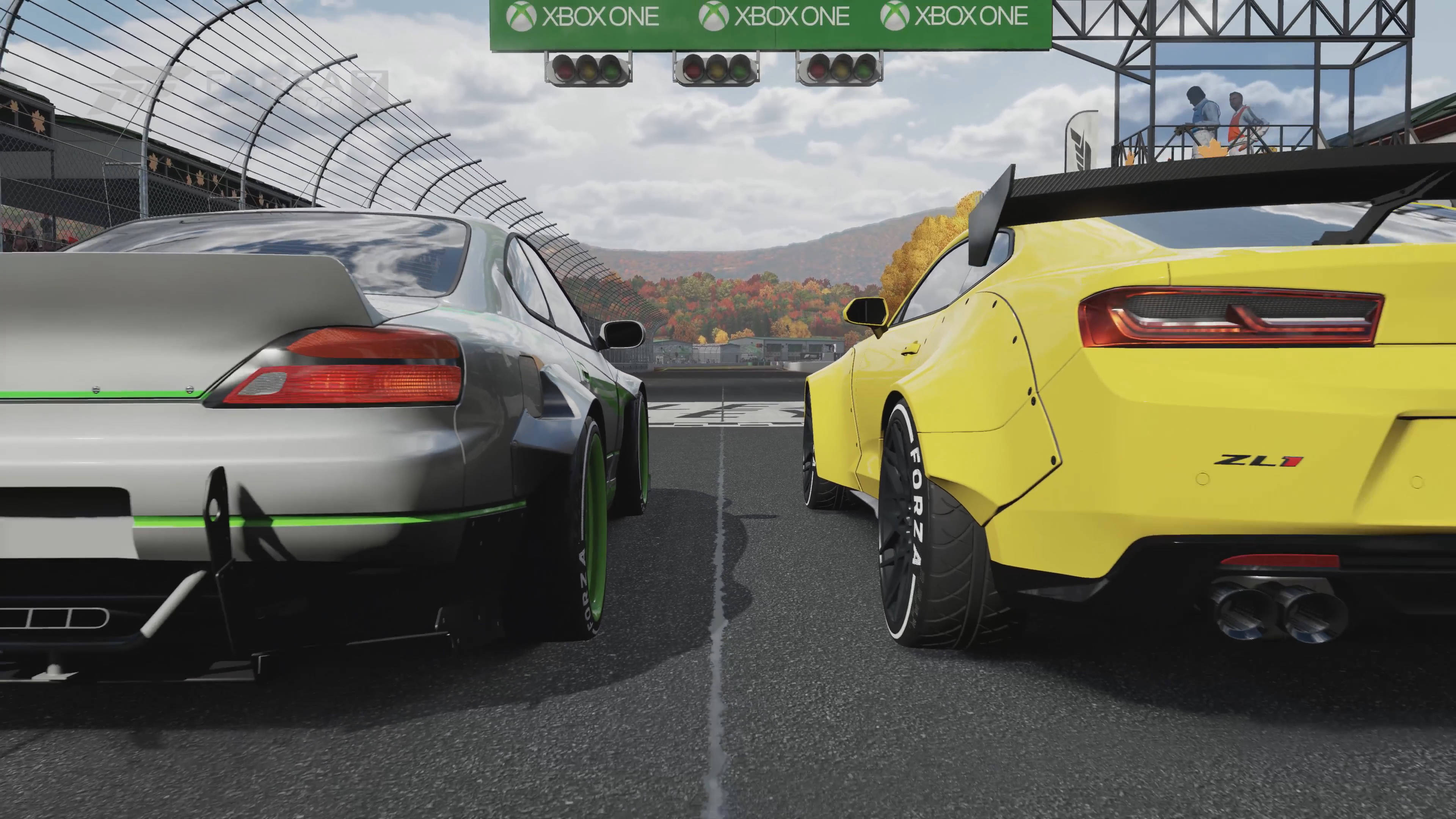 Forza Motorsport 7, silver, yellow, 4K Desktop Wallpaper