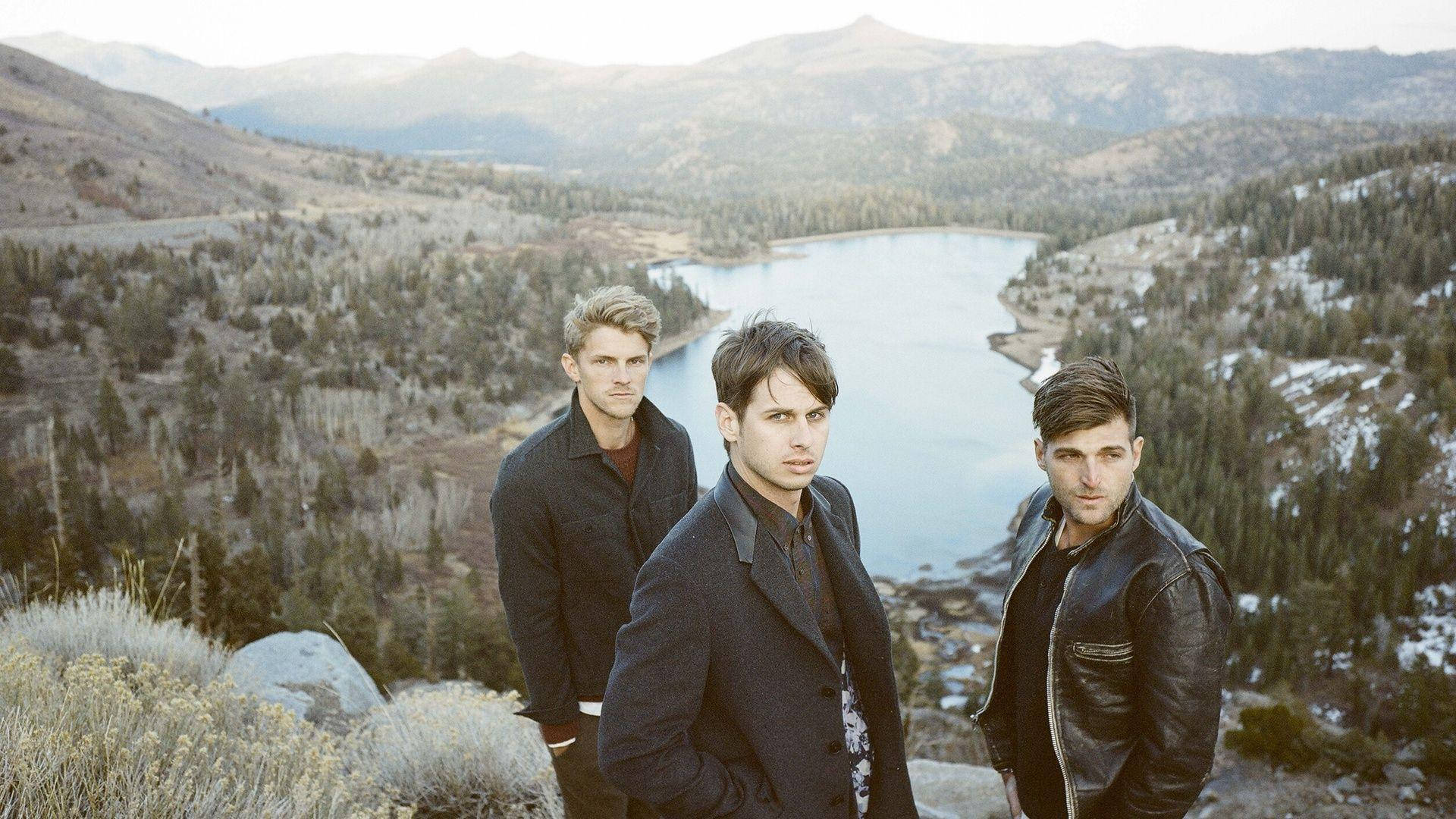 Foster the People, lake view, rocky overlook, Full HD Desktop Wallpaper