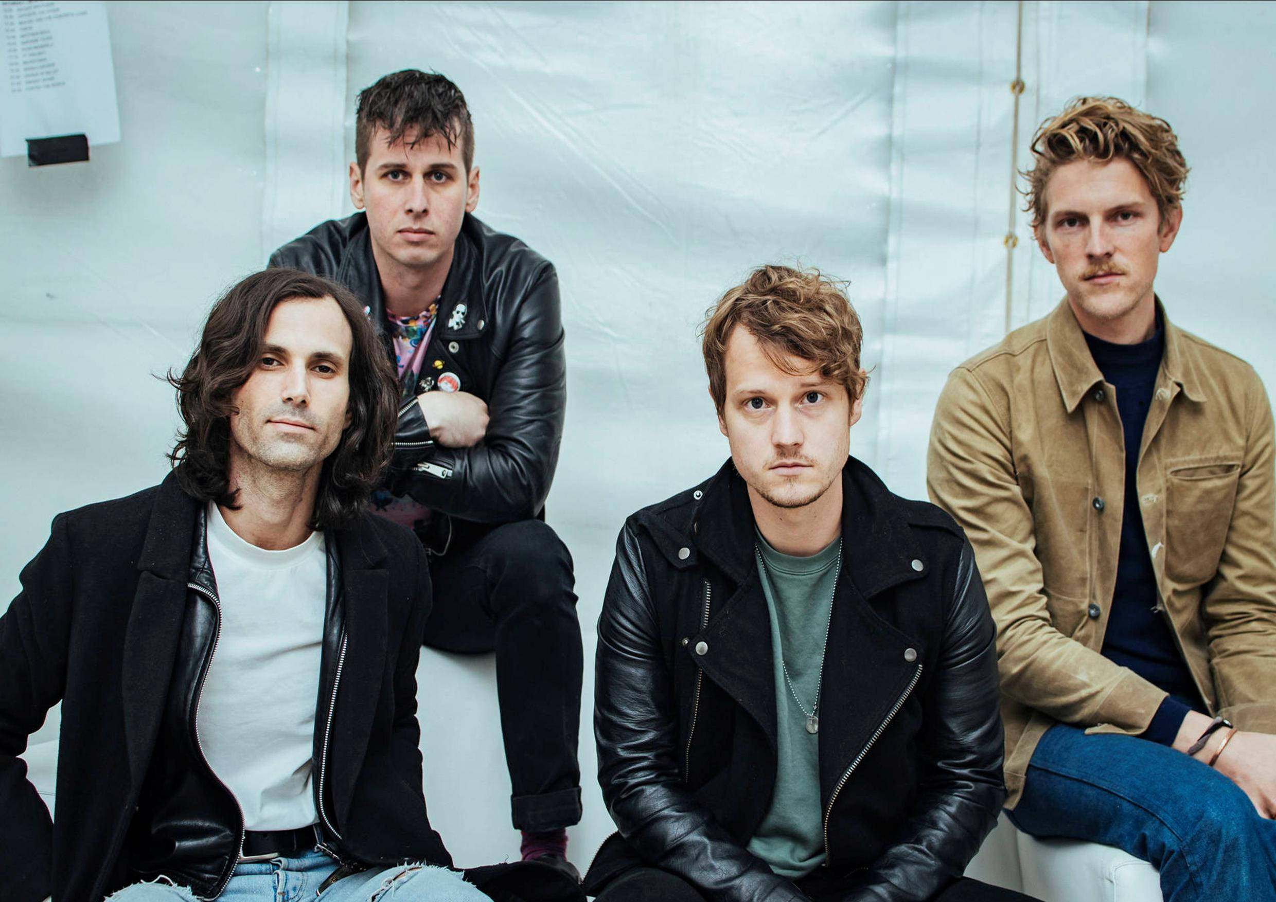Foster the People, leather jackets, casual wear, Full HD Desktop Wallpaper