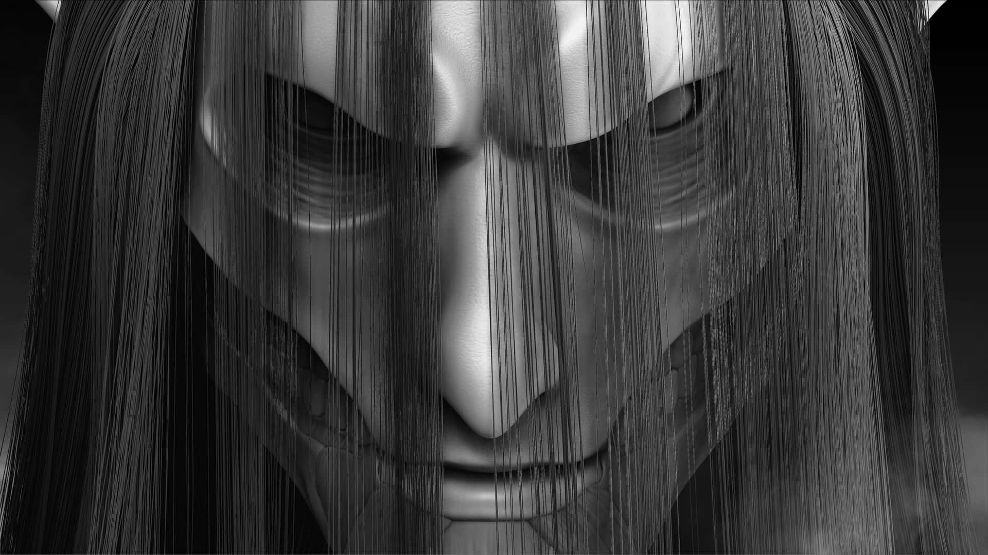 founding titan, monochrome, close-up, Full HD Desktop Wallpaper