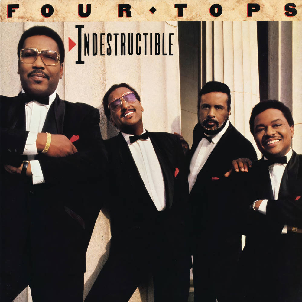 Four Tops, black tuxedos, red pocket squares, SD Desktop Wallpaper