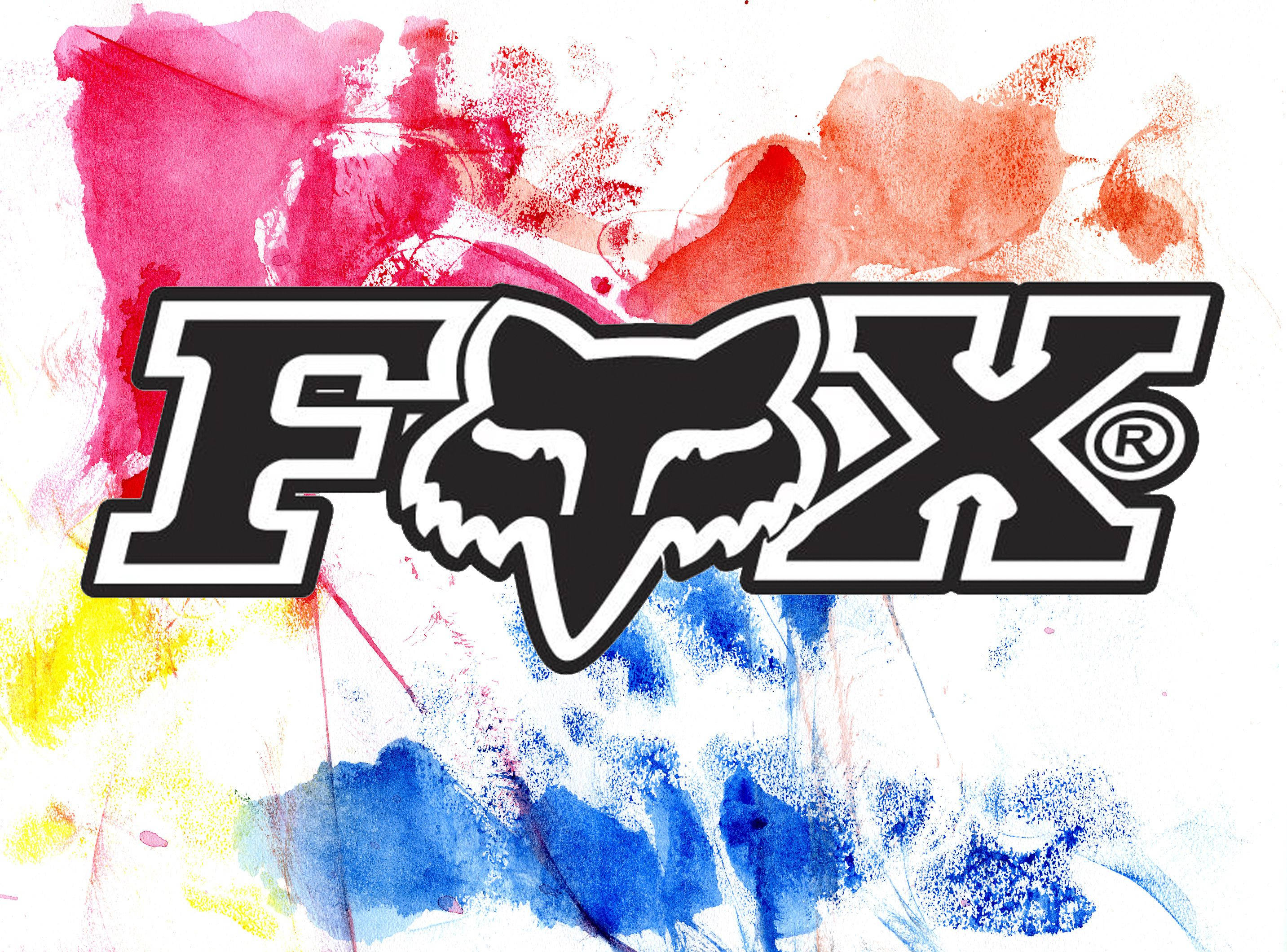 Fox Racing, dirt bike, black Fox Racing logo, 2K Desktop Wallpaper