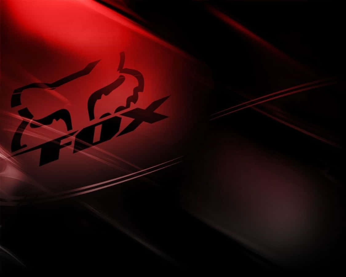 Fox Racing, red Fox logo, black background, SD Desktop Wallpaper