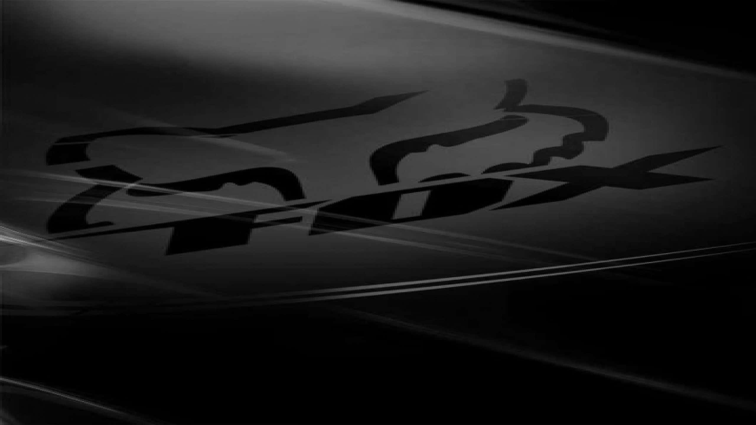 Fox Racing, Fox Racing logo, black, 2K Desktop Wallpaper
