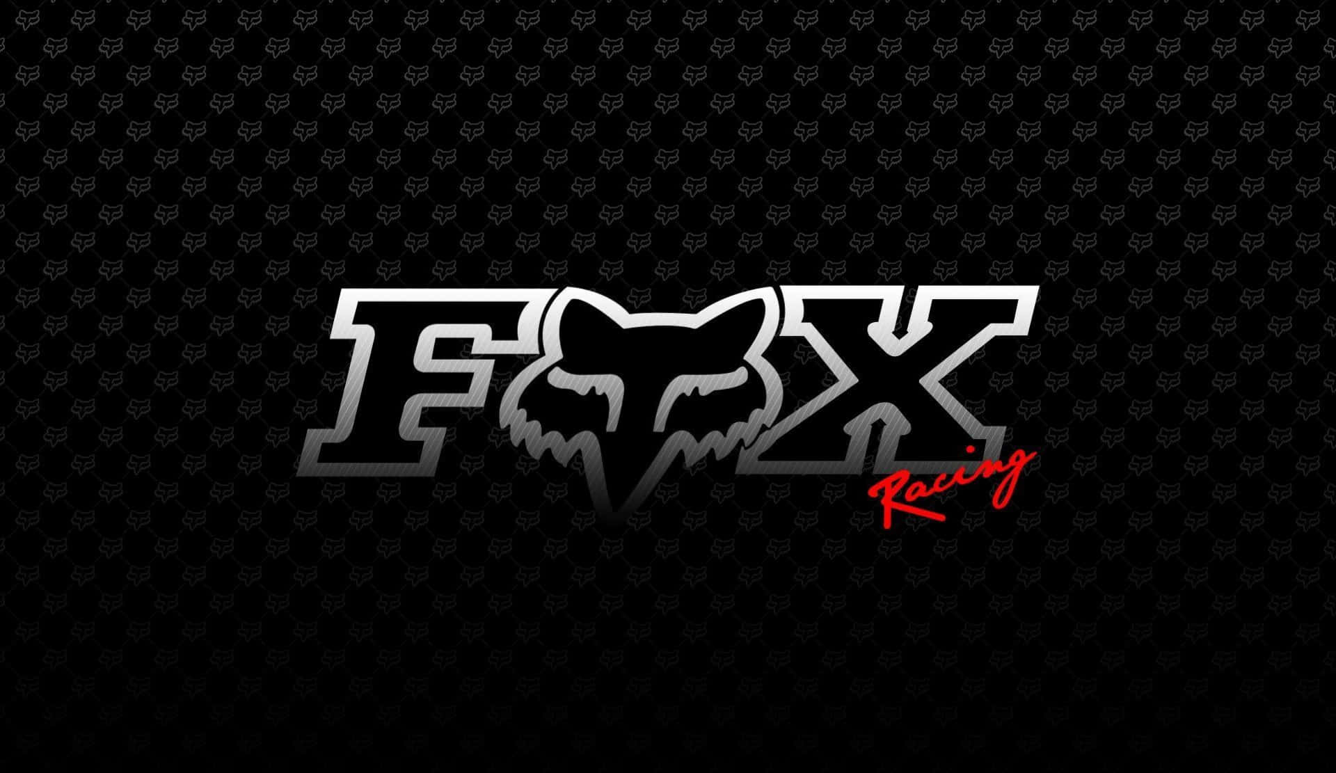 Fox Racing, silver and red Fox Racing logo, fox head, Full HD Desktop Wallpaper