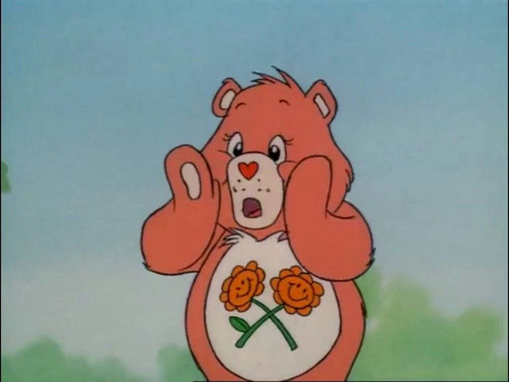 Fozzie Bear, orange cartoon bear, white belly, SD Desktop Wallpaper