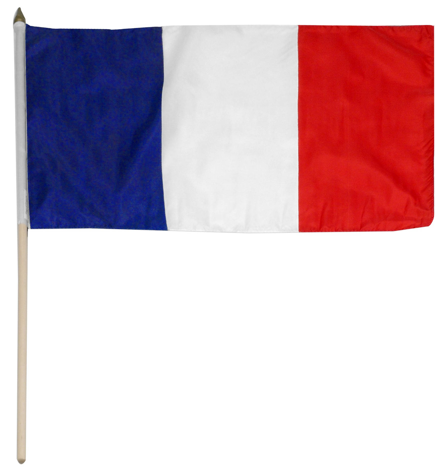 France flag, blue white and red vertical stripes, pole, HD Phone Wallpaper