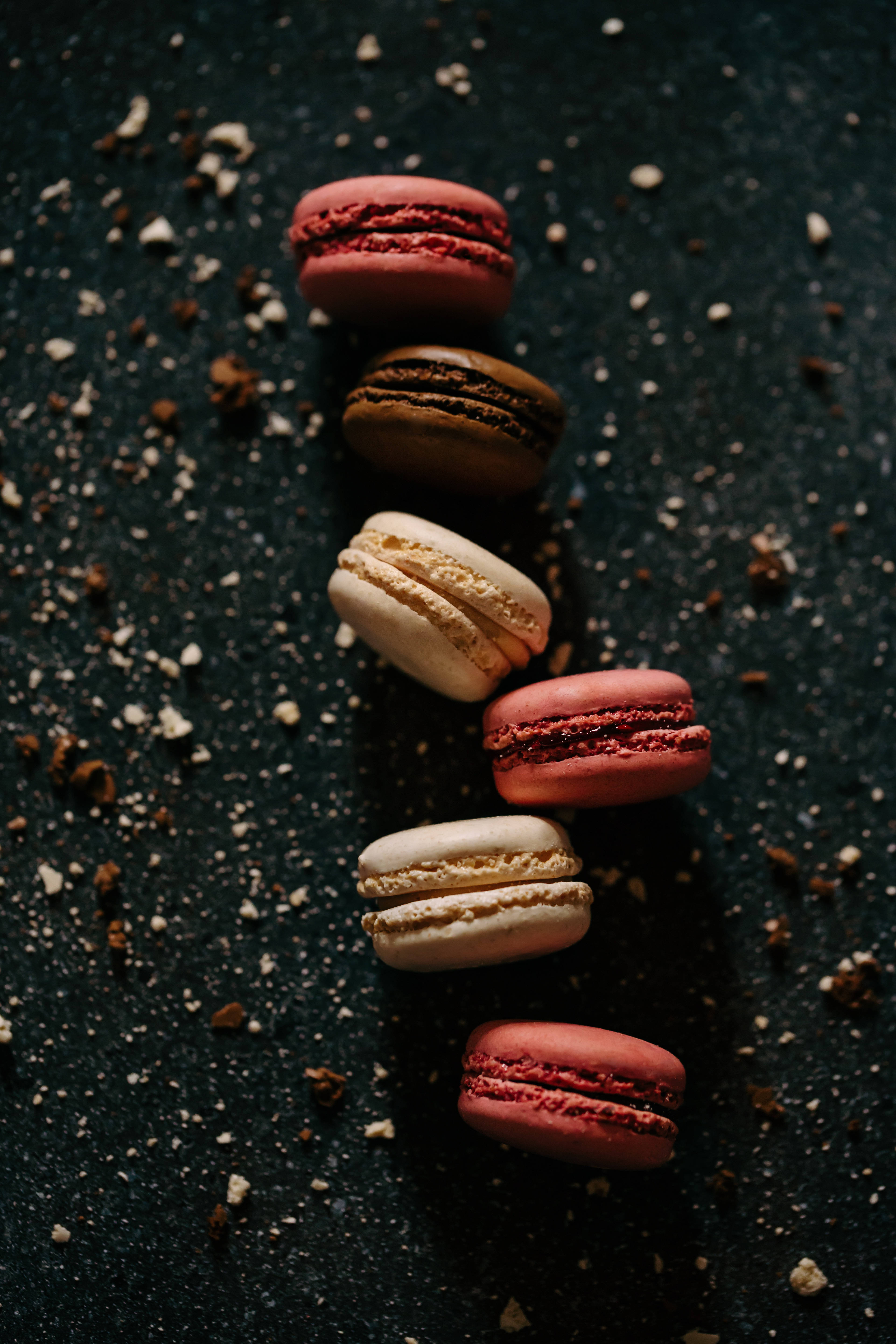 French Macarons, iPhone, pink, 5K Phone Wallpaper