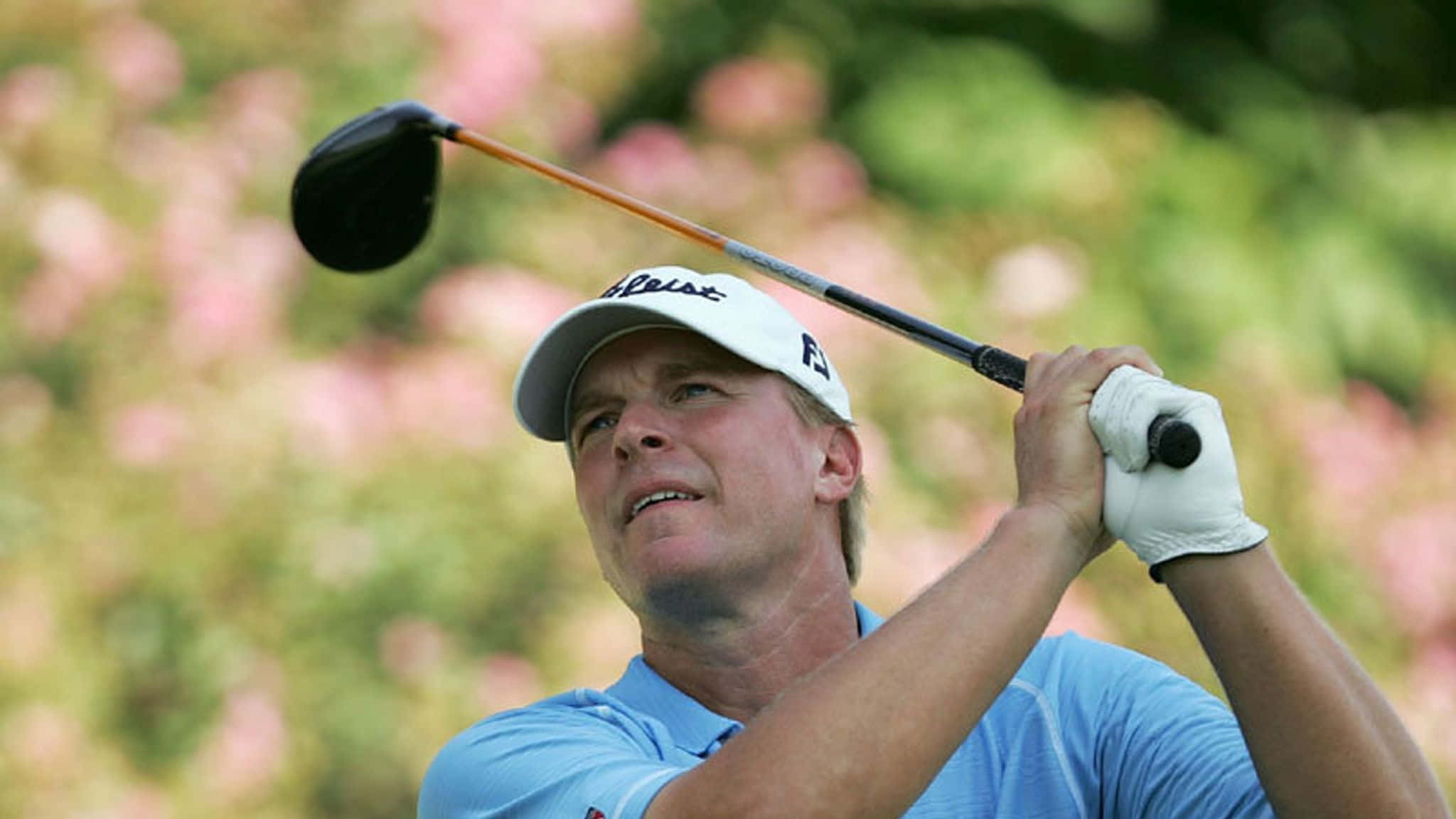 Frank Lickliter II, golf club, mid-swing, Full HD Desktop Wallpaper