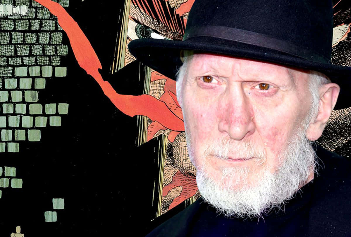 Frank Miller, white beard, black hat, SD Desktop Wallpaper