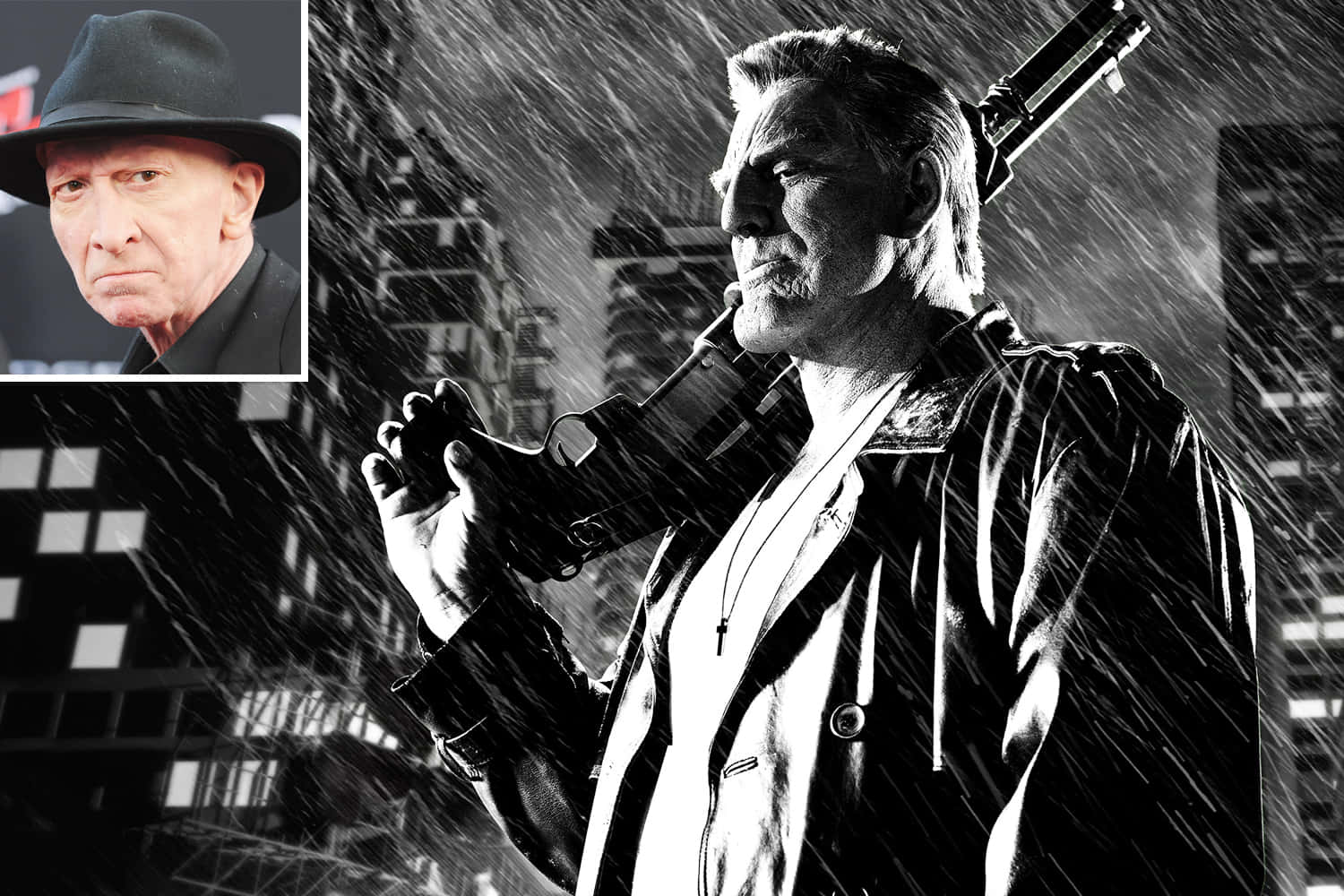 Frank Miller, fedora, rifle, HD Desktop Wallpaper