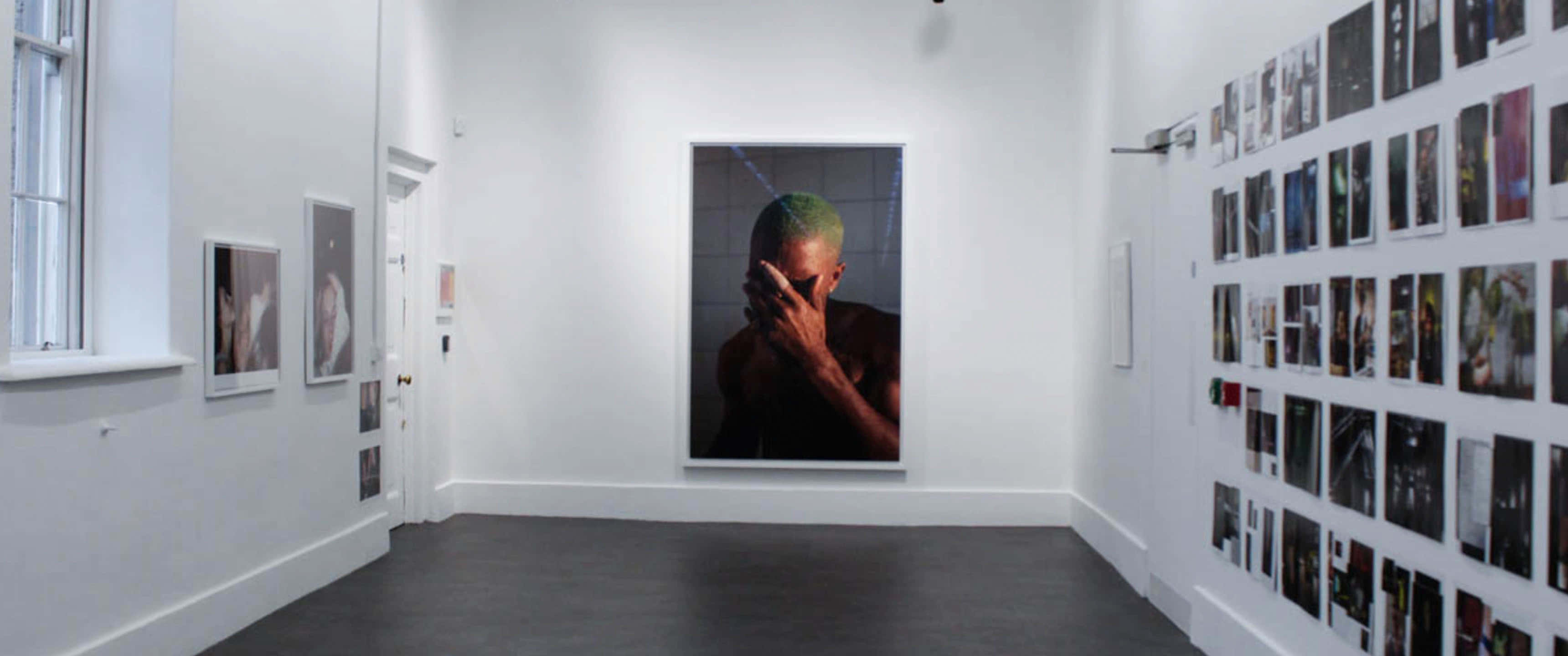 Frank Ocean, Blonde, green hair, 2K Desktop Wallpaper