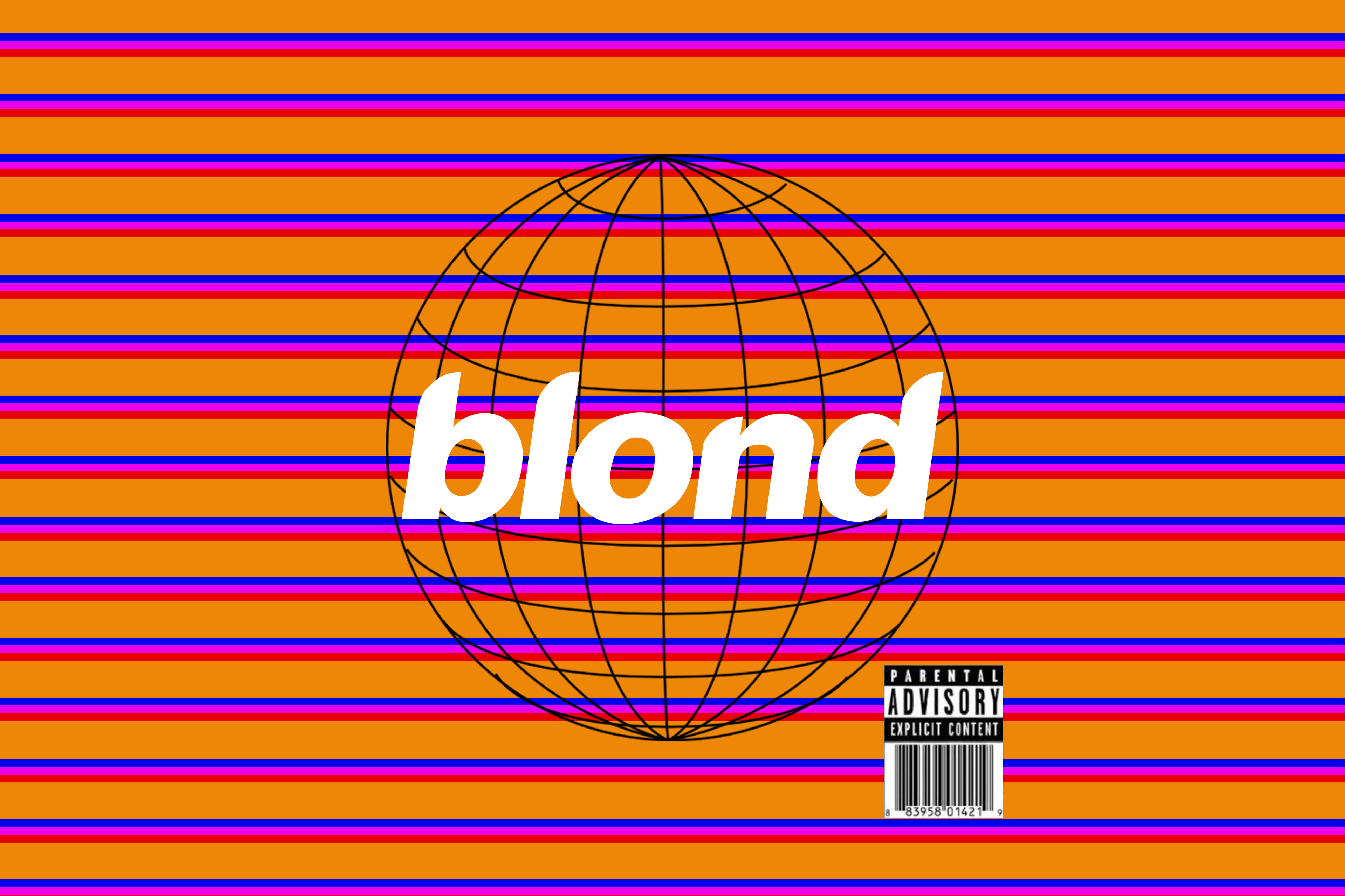 blond, wireframe globe, vibrant orange, 5K Desktop Wallpaper