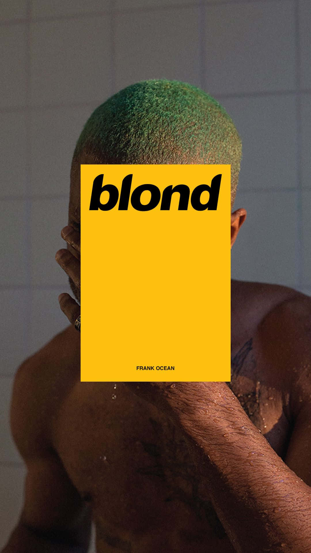 Frank Ocean, Blonde, green hair, Full HD Phone Wallpaper