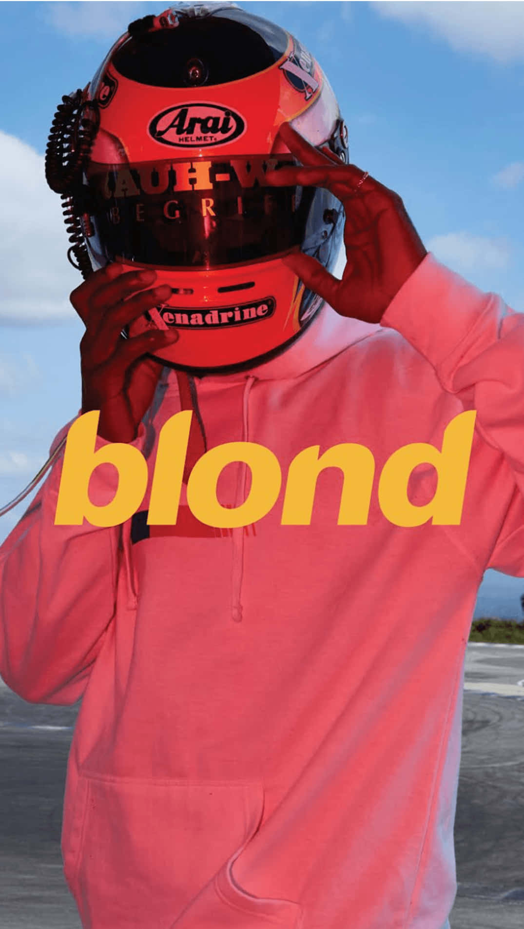 Frank Ocean, Blonde, pink hoodie, HD Phone Wallpaper
