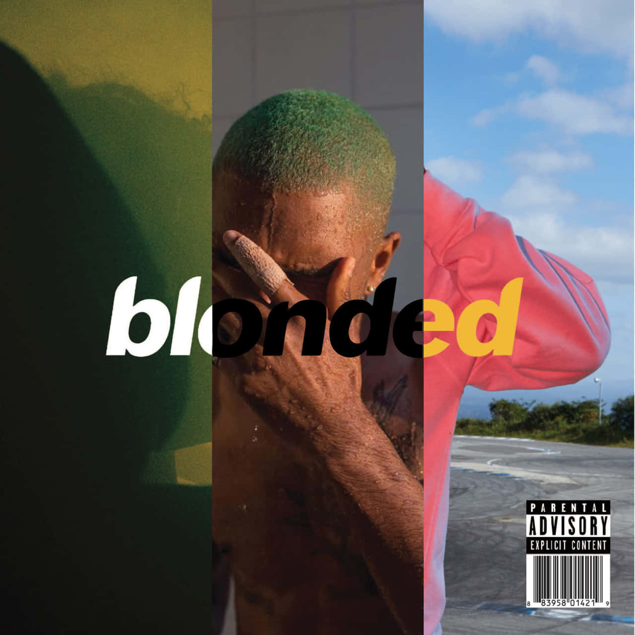 Frank Ocean, Blonde, green hair, HD Desktop Wallpaper
