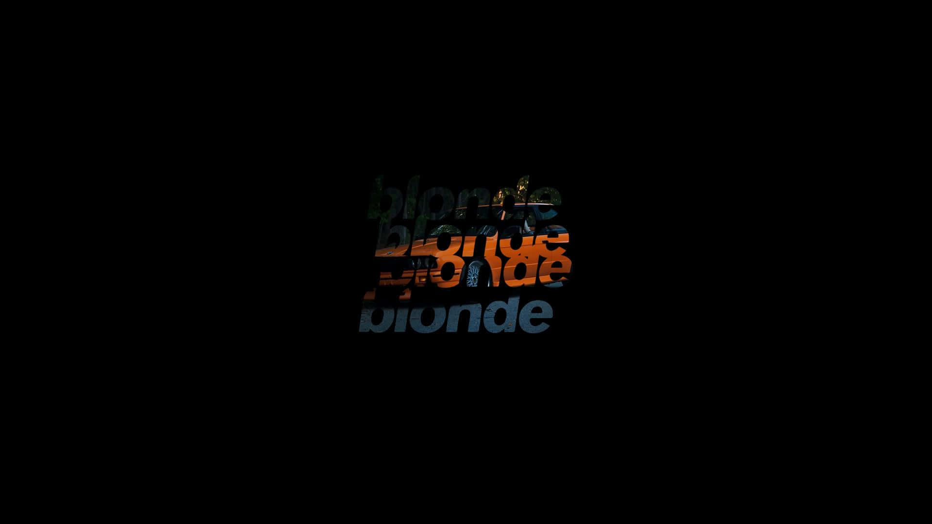 Frank Ocean Blonde, blonde, orange, Full HD Desktop Wallpaper