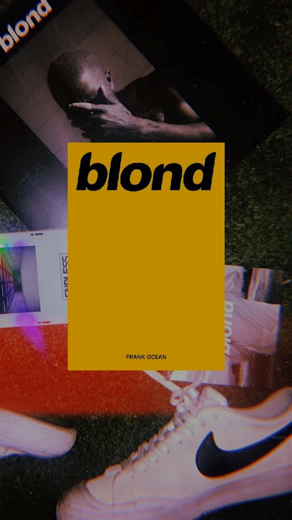 Frank Ocean, blond, bold yellow album cover, Full HD Phone Wallpaper