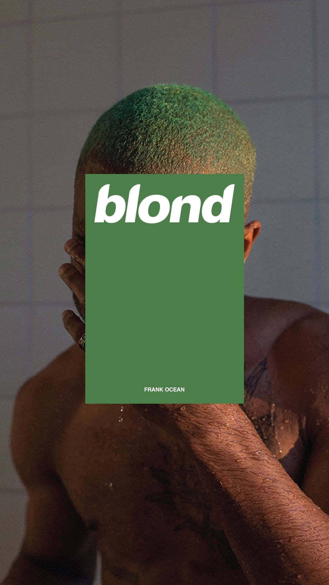 Frank Ocean, Blonde, green-dyed hair, Full HD Phone Wallpaper