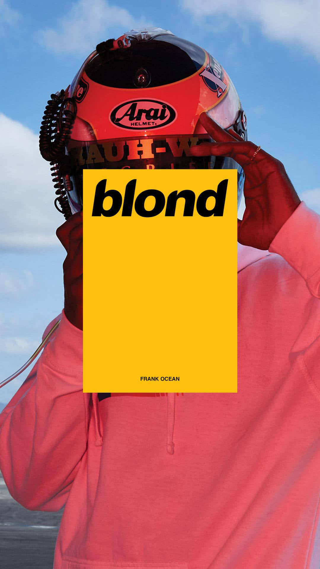 Frank Ocean Blonde, blond, pink hoodie, Full HD Phone Wallpaper