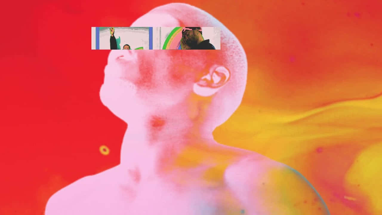 Frank Ocean, laptop, stylized human silhouette, HD Desktop Wallpaper